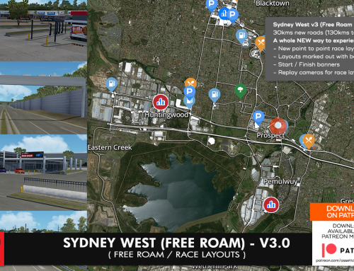 Sydney West v3 (Free Roam / Race Layouts) – Patreon Download